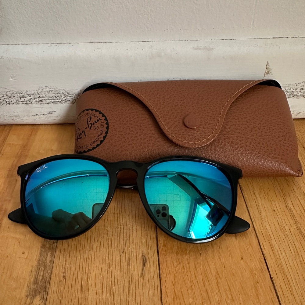 Ray Ban Erika Black Frame Sunglasses